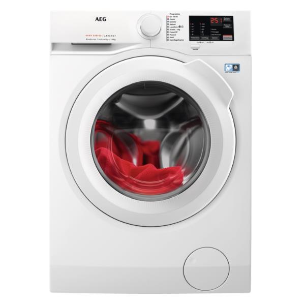 aeg lavatrice a carica frontale aeg 9 kg serie 6000 tecnologia prosense 1400 giri l6fbi943 classe c ean 7332543765805