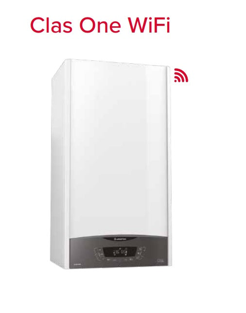 ariston caldaia ariston a condensazione clas one wi fi 30 kw kit fumi omaggio gpl wifi integrato low nox erp ean 8056138597884
