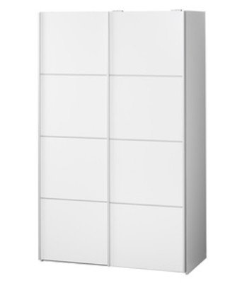 armadio verona 2 ante scorrevoli 75280034949 bianco 122x64x201h cm