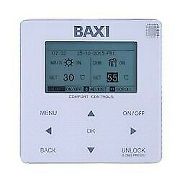 baxi pannello di comando remoto per baxi auriga a7750381