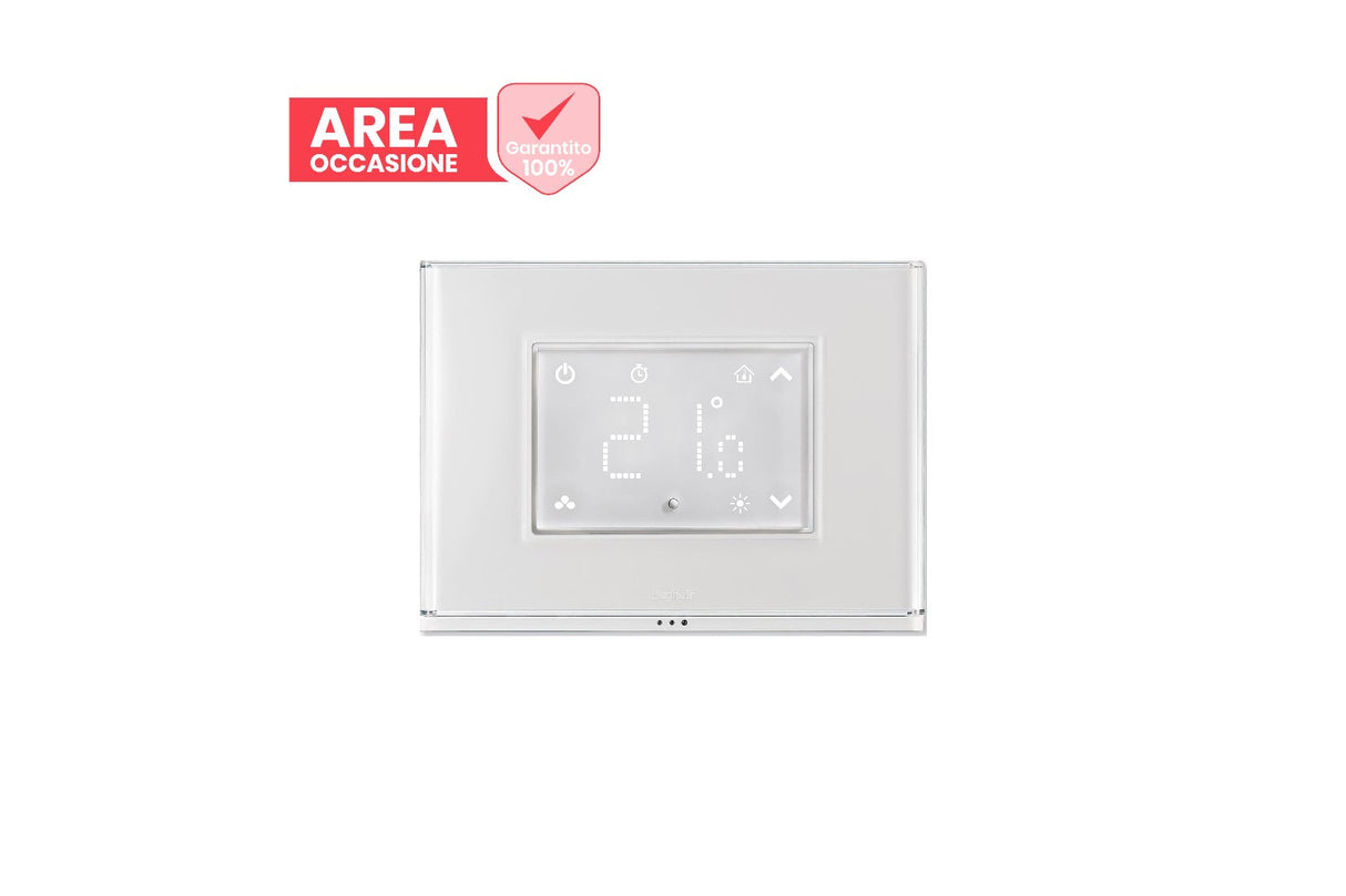 beghelli area occasioni cronotermostato smart beghelli dom e con display touch e placca luminosa wi fi 60048