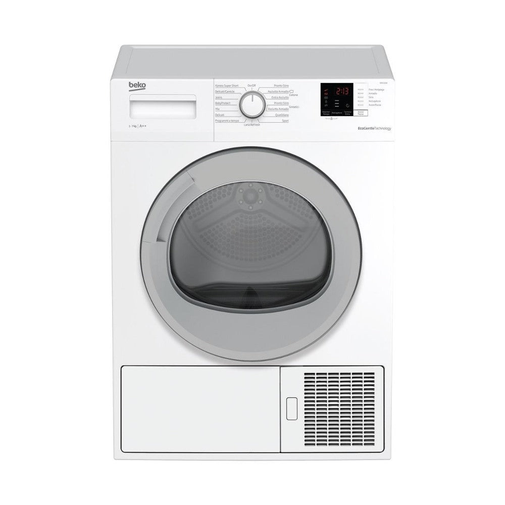 beko asciugatrice a pompa di calore beko 7 kg drx722w optisense classe a ean 8690842157172