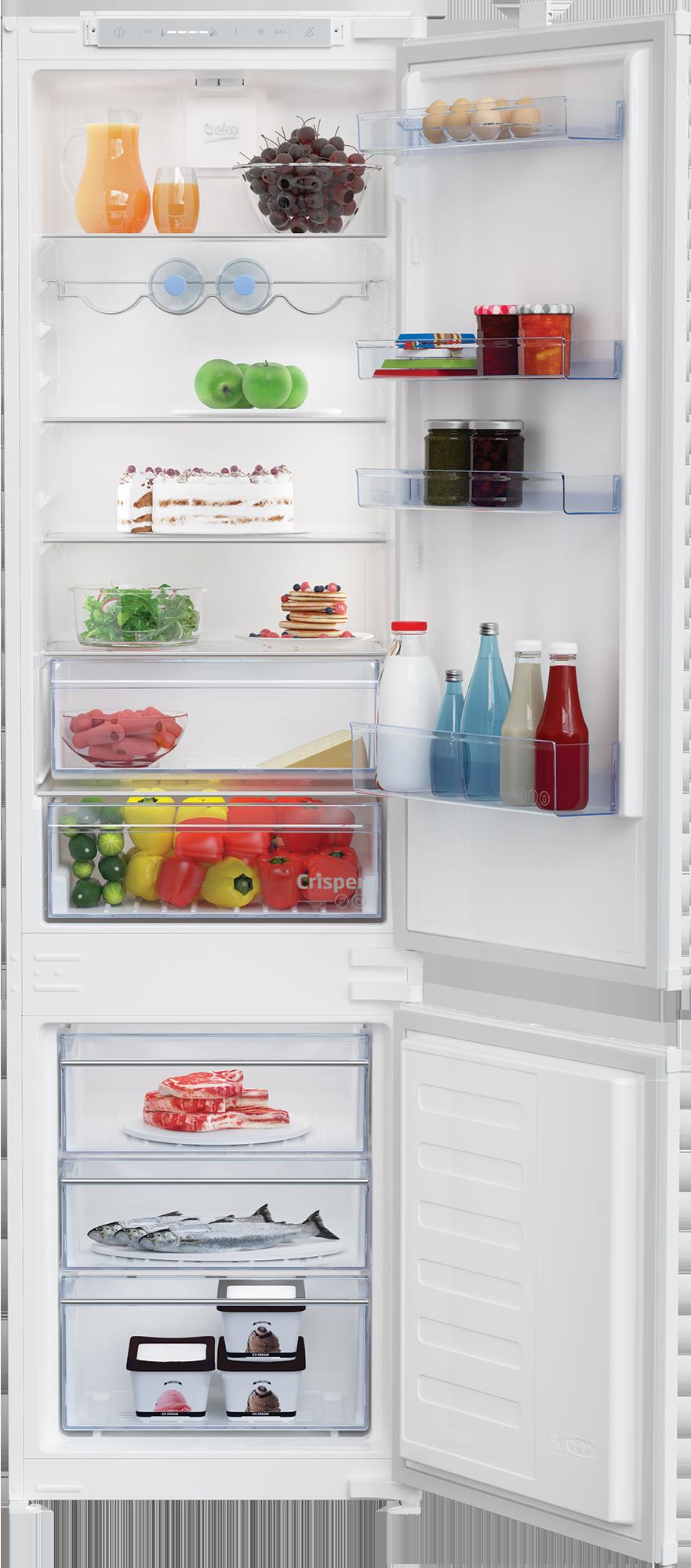 beko frigorifero da incasso cobinato beko bcsa306e4sfn 306 litri classe e a1935xl54xp545 bianco statico prosmart inverter ean 8690842371738