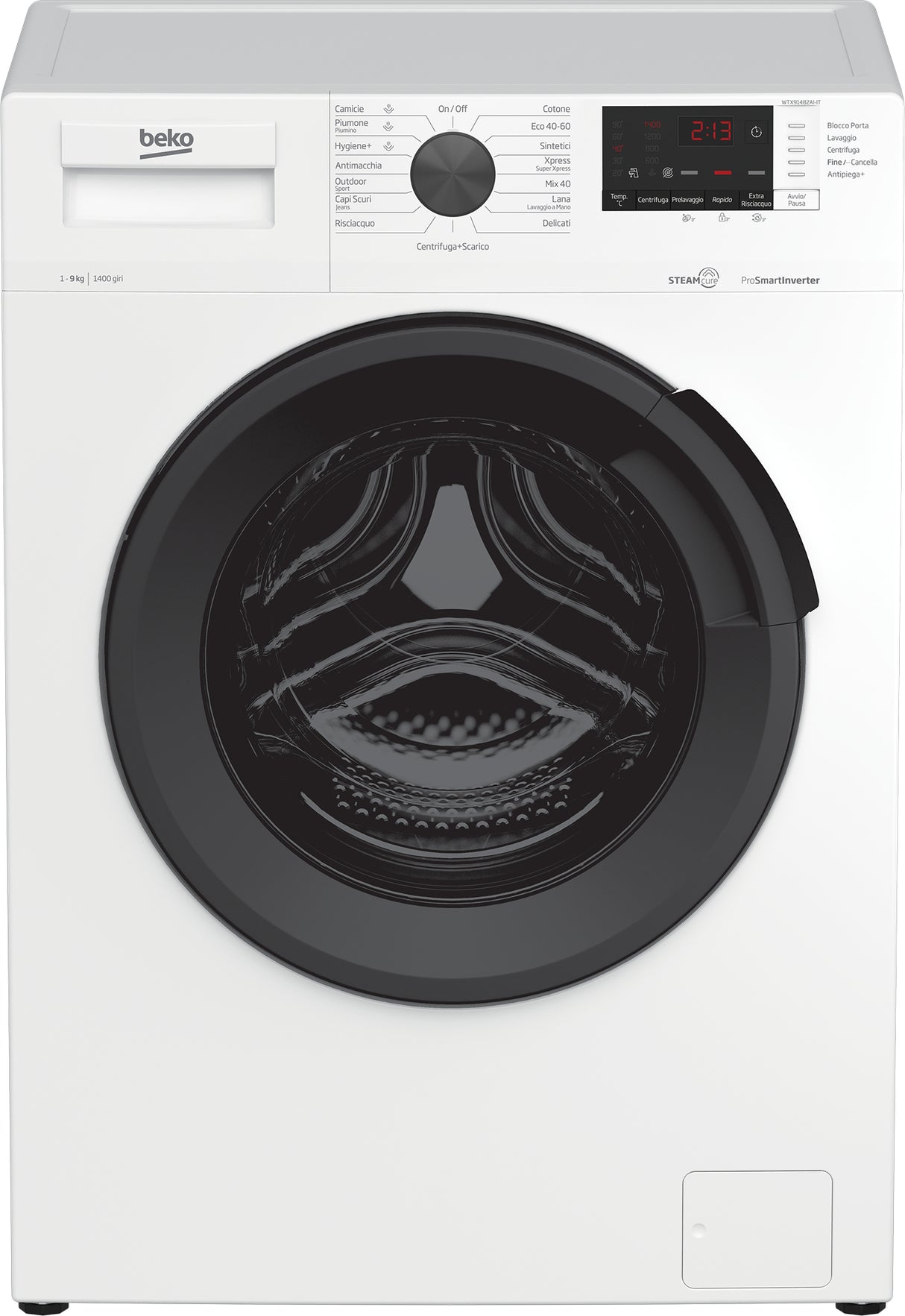 beko lavatrice a carico frontale beko wtx91482ai it 9 kg classe a 1400 giri a84xl60xp60 display incorporato led ean 8690842619038