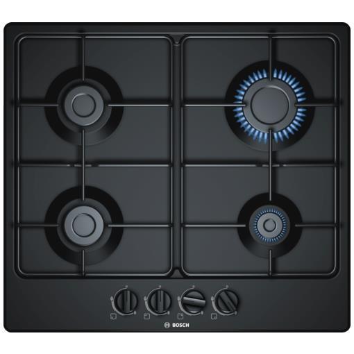 bosch disponibile consegna al piano e installazione spediozione express 2428 estensione garanzia 3 anni pagamento a rate piano cottura a gas bosch pgp6b6b80 4 fuochi 60 cm nero lxp 582x52 cm griglia in acciaio ean 4242002937694