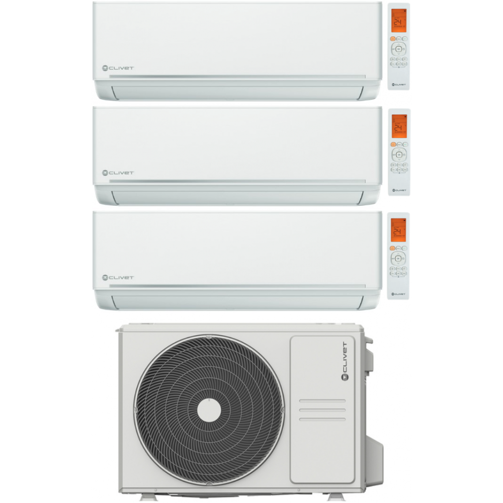 clivet climatizzatore condizionatore clivet trial split inverter ezcool 9000900012000 btu con mu2 y79m wi fi optional 9912