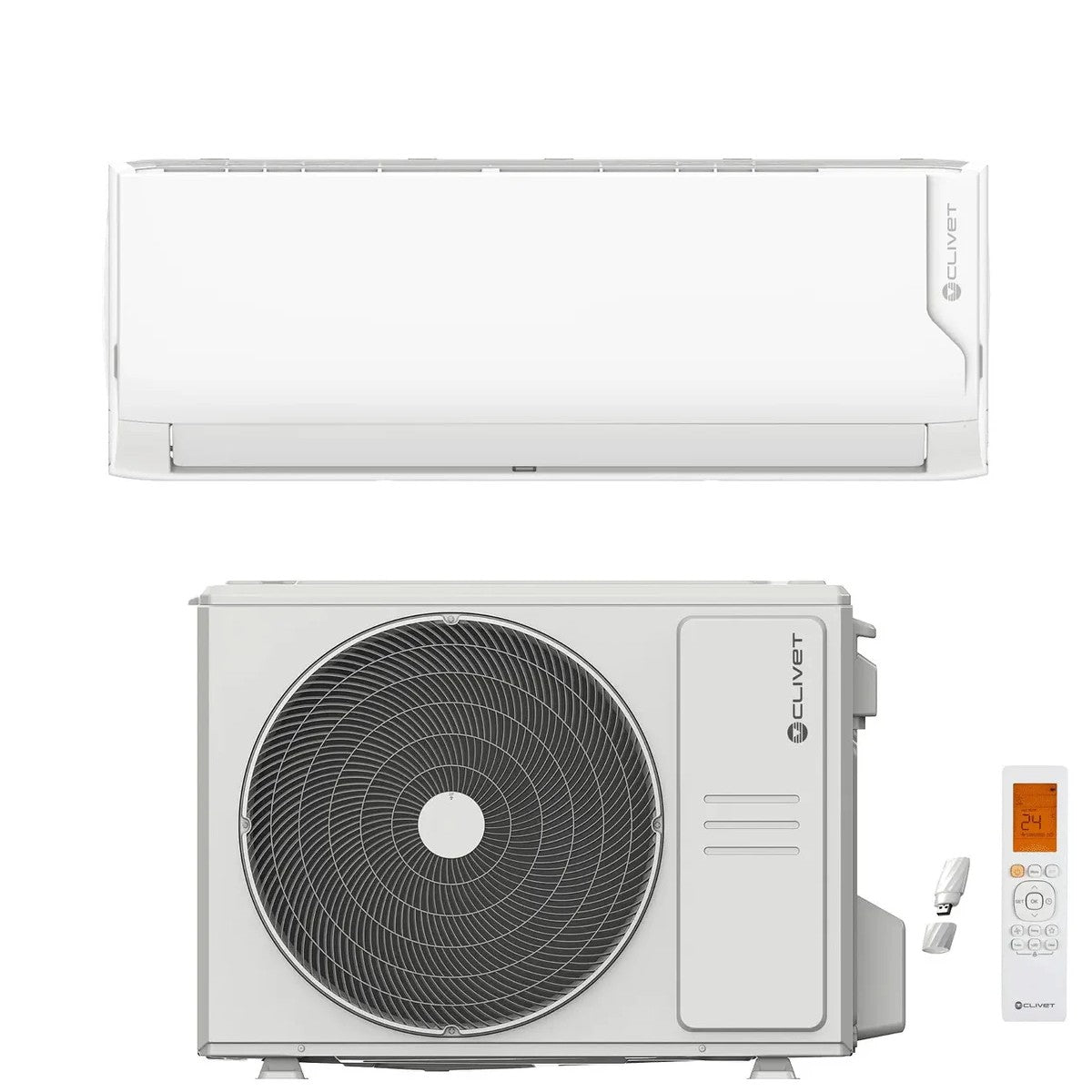 clivet condizionatore clivet cristallo2 9000 btu ima1 y 27m r 32 wi fi integrato