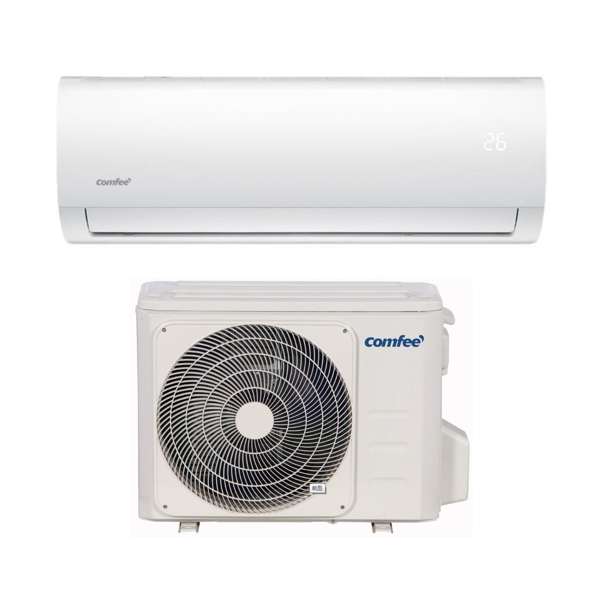 comfee climatizzatore condizionatore comfee inverter serie sirius eco 9000 btu sirius e 9 r 32 wi fi optional classe aa ean 8059657001788