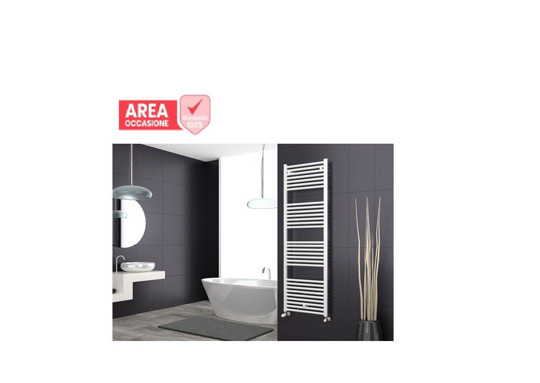 cordivari area occasioni 3152 termoarredo scaldasalviette cordivari modello lisa 25 verniciato bianco disponibili in varie misure 500 x 1160 interasse 450