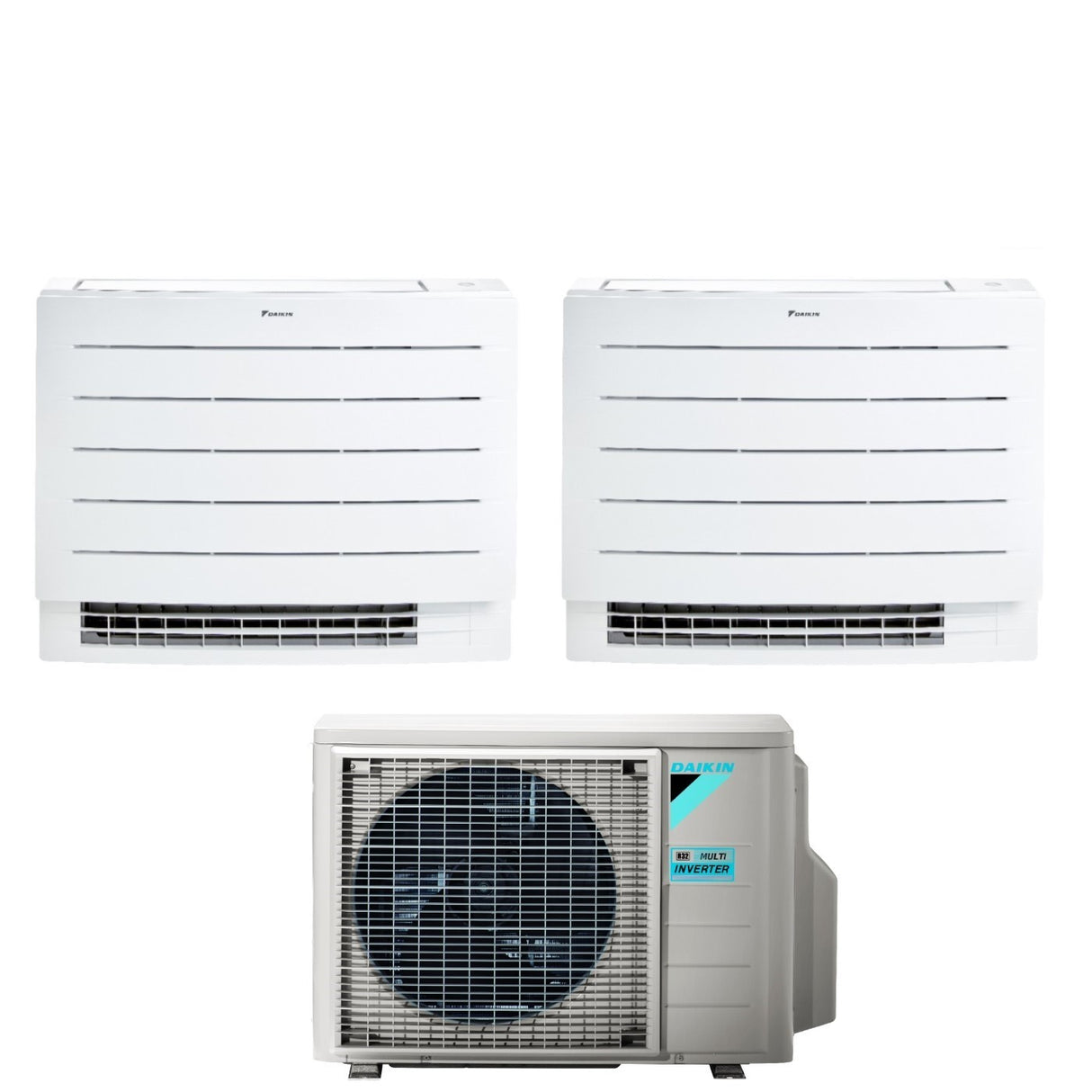 daikin climatizzatore condizionatore daikin a pavimento dual split serie perfera fvxm a 79 con 2mxm40mn r 32 wi fi integrato 70009000 con telecomando ad infrarossi incluso garanzia italiana novita