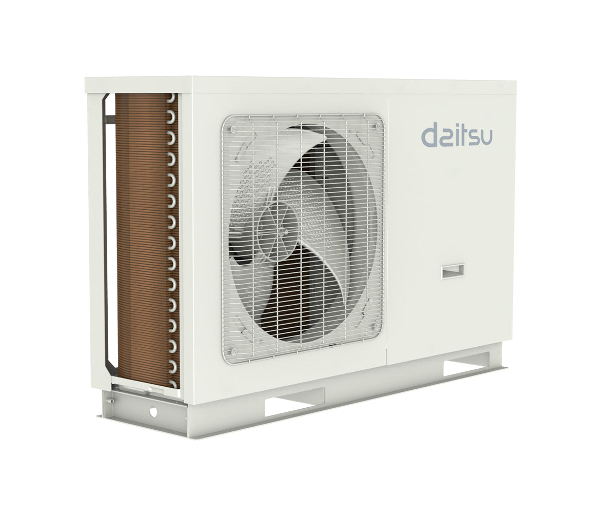 daitsu pompa di calore monoblocco aria acqua daitsu aowd 28 monofase r 32 wi fi integrato
