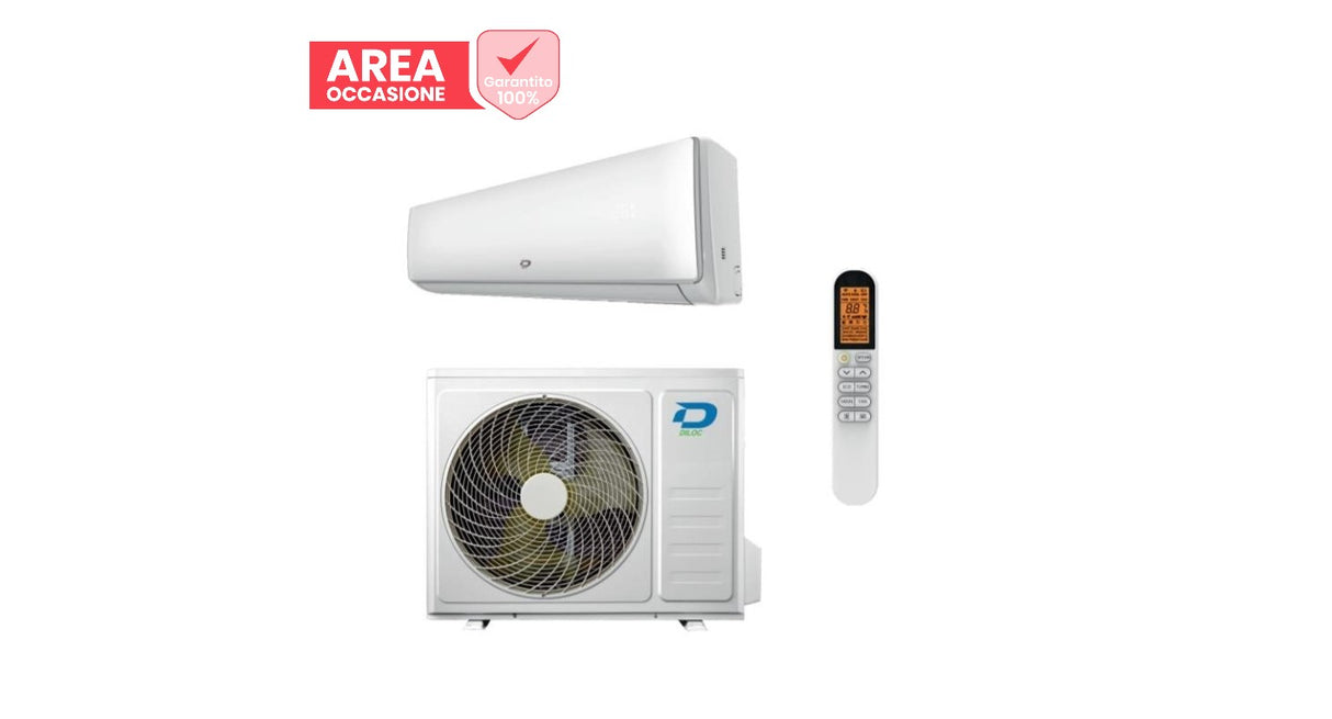 diloc area occasioni climatizzatore condizionatore inverter diloc serie impact 12000 btu d impact12 a wi fi integrato