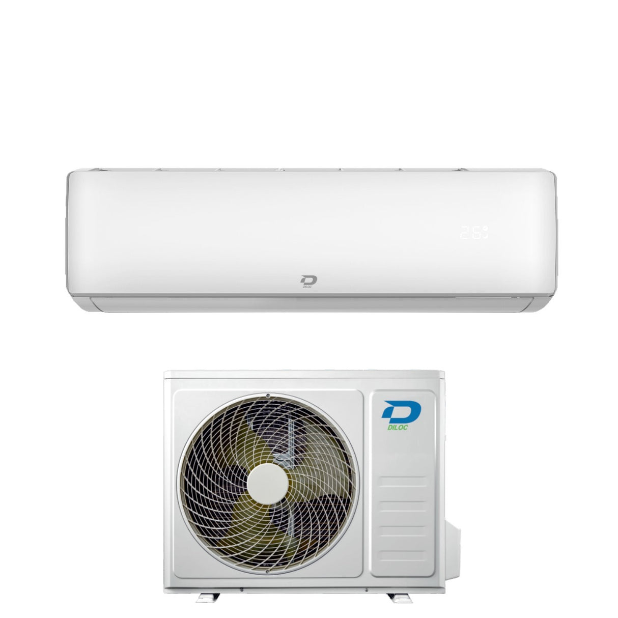 diloc climatizzatore condizionatore diloc inverter serie sky plus 24000 btu d.sky24000plus r 32 wi fi integrato classe aa novita