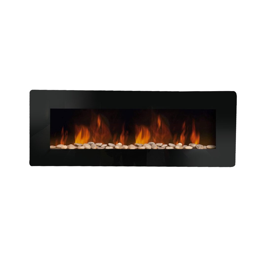 divina fire camino elettrico caminetto da parete dallas 127x11x50 ean 8056157804802