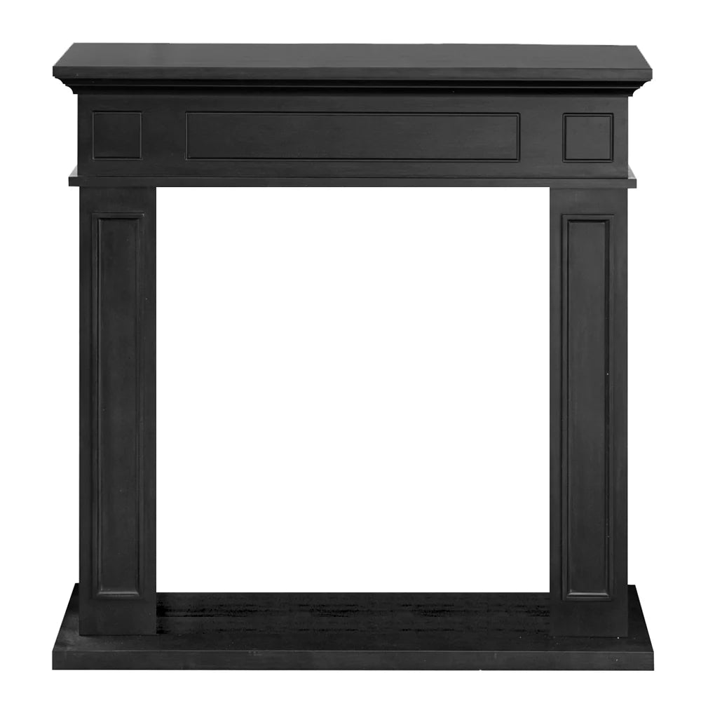 divina fire cornice per camino rivestimento in legno l895xh905xp28 jefferson nero ean 8056157807148