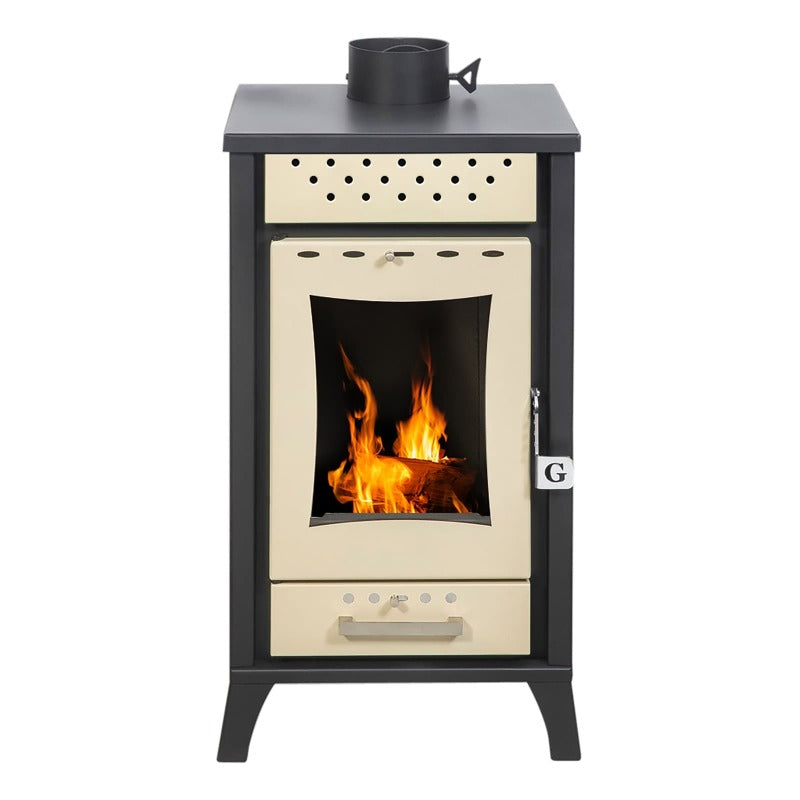 divina fire stufa a legna olga beige potenza 15 kw l455xp485xh91 ean 5200416400684