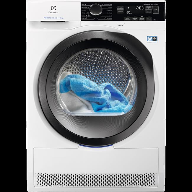 electrolux asciugatrice a pompa di calore 8 kg electrolux perfectcar 800 ew8hb822 classe a a85xl596xp638 delicatecare ean 7332543846665
