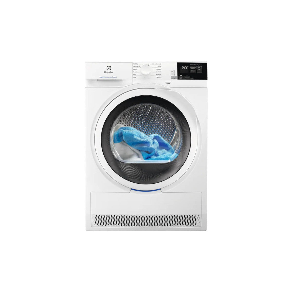 electrolux asciugatrice pompa di calore 8 kg electrolux ew7ha482 perfectcare 700 gentlecare sensicare classe a ean 7332543846696