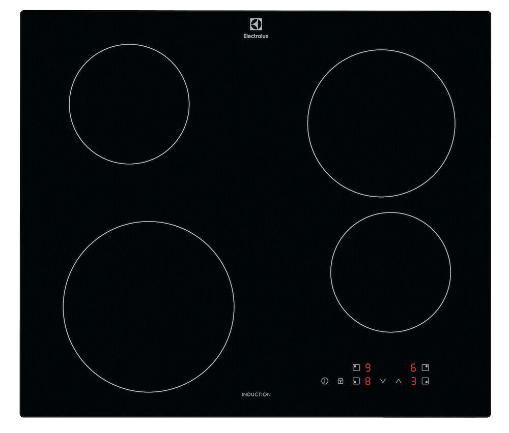electrolux piano ad induzione electrolux eib60424ck serie 300 4 fuochi l59xp52 vetroceramica nero