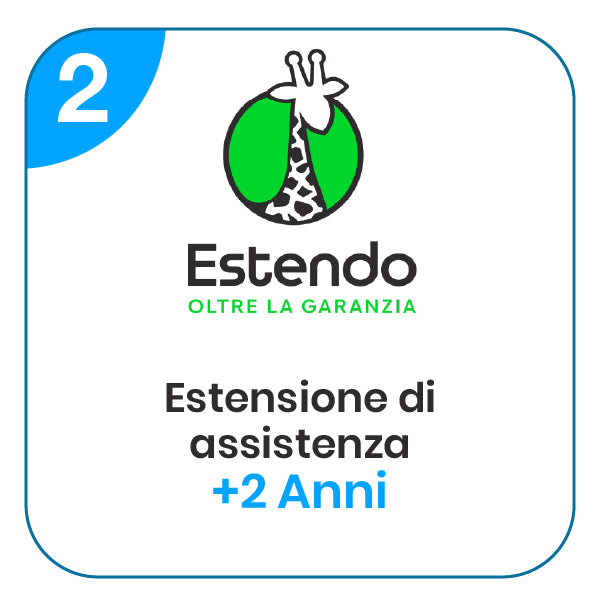 estendo 2 anni aggiuntivi di assistenza per guasti e malfunzionamenti per condizionatori monosplit ean 8058754043592