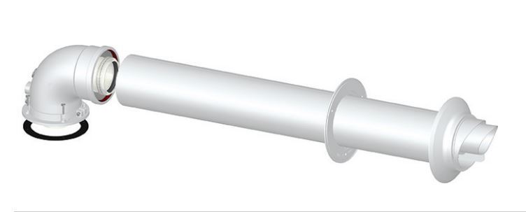 ferroli kit scarico fumi coassiale per caldaia ferroli