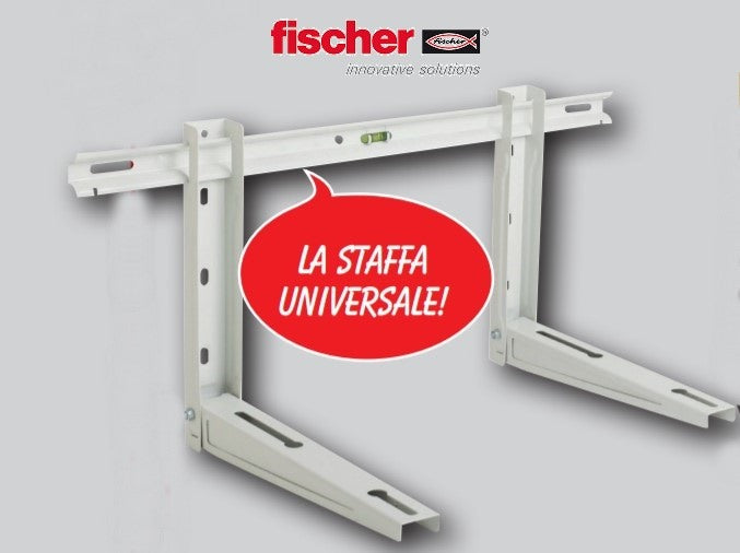 fischer staffa supporto fischer per climatizzatori dual e trial split klima klik 465x400x780 ean 8001132037195