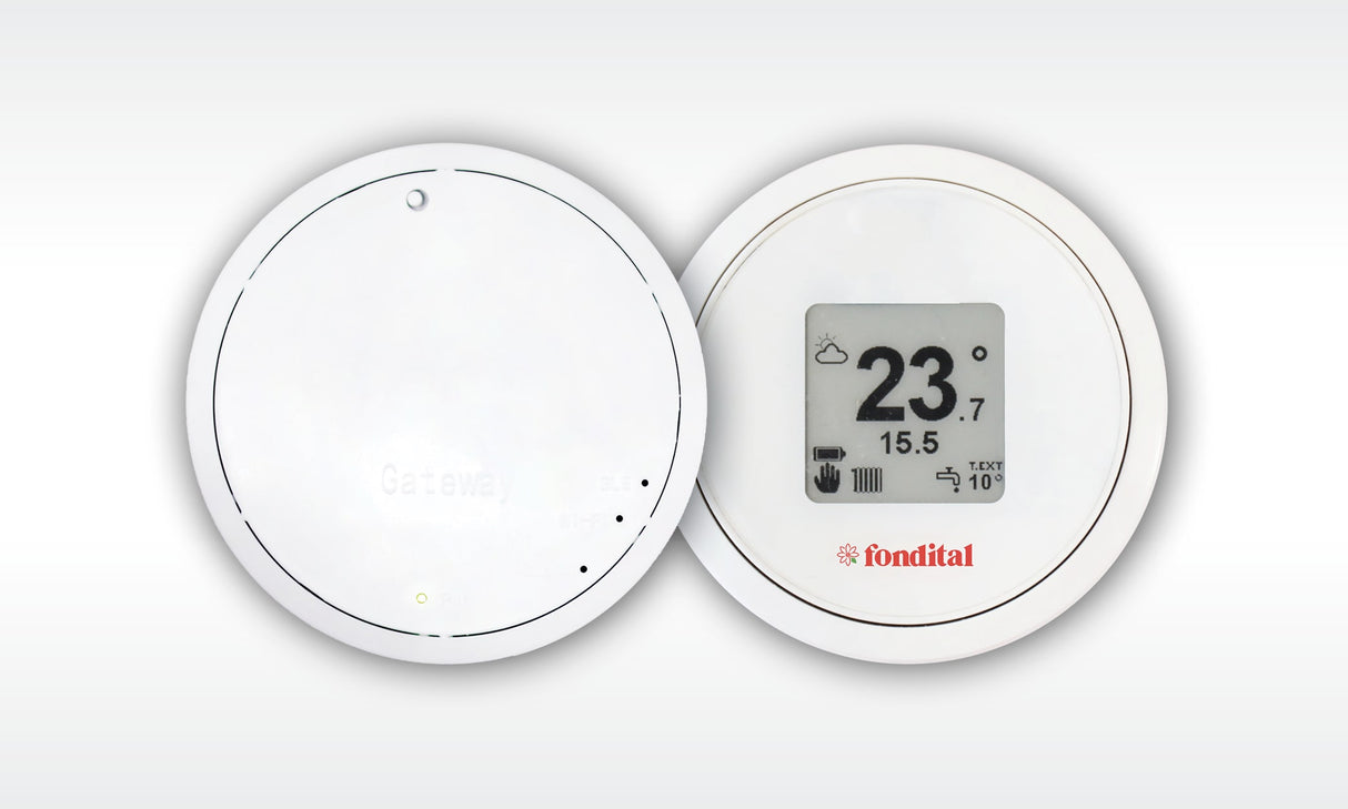 fondital cronotermostato intelligente fondital spot 22 starter kit con gateway wi fi