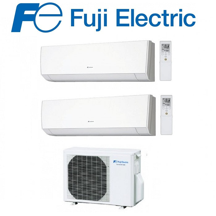 fuji electric climatizzatore condizionatore fuji electric dual split inverter serie lm 77 con rog14l 70007000 ean 8059657010902
