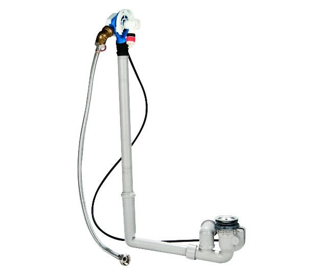 geberit colonna scarico vasca a sedia con erogazione al troppopieno codice geb150705002 ean 4025416547051