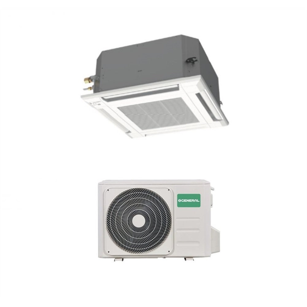 general fujitsu climatizzatore condizionatore fujitsu general cassetta a flusso daria circolare inverter 30000 btu aux30krlb con comando e con pannello