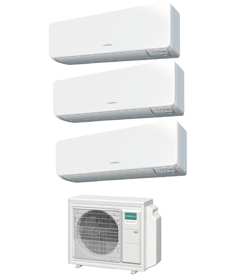 general fujitsu climatizzatore condizionatore general fujitsu trial split inverter kgtb 777 btu con aohg18kbta3 r 32 700070007000 wi fi optional novita