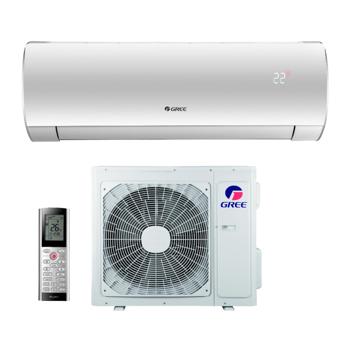 gree climatizzatore condizionatore gree inverter serie fairy 24000 btu gwh24qe k6dna1eo r 32 wi fi integrato aa