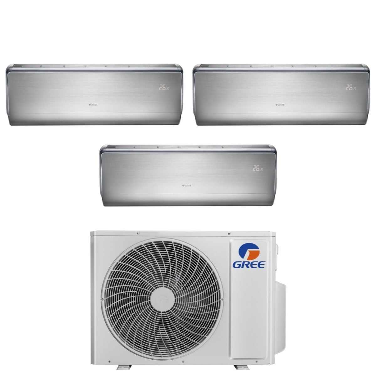 gree climatizzatore condizionatore gree trial split inverter serie u crown 999 con gwhd24nk6oo r 32 wi fi integrato 900090009000