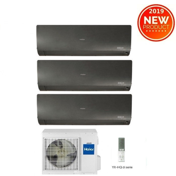 haier climatizzatore condizionatore trial split inverter haier serie flexis black 7000900012000 btu con 3u55s2sr2fa r 32 wi fi 7912 novita