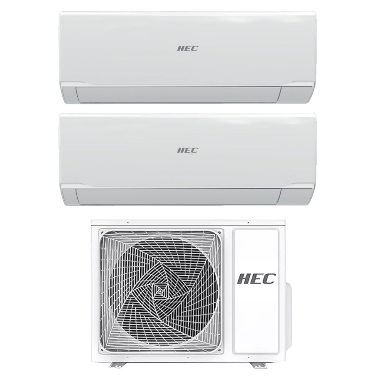 hec by haier climatizzatore condizionatore hec by haier dual split inverter serie tide 912 con h2su 18tk r 32 900012000 ean 8059657012906