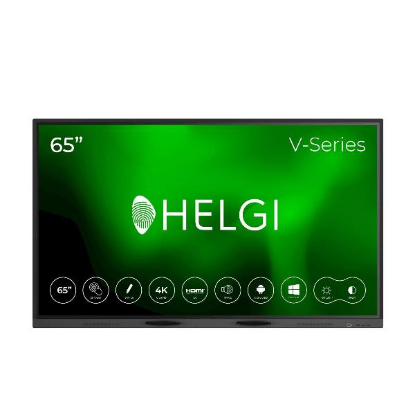 helgi helgi monitor interattivo smart 65 lcd 169 video 4k uhd 60 hz 8ms 3 hdmi 3 usb hv6530 nho staffa esclusa ean 8052877384075
