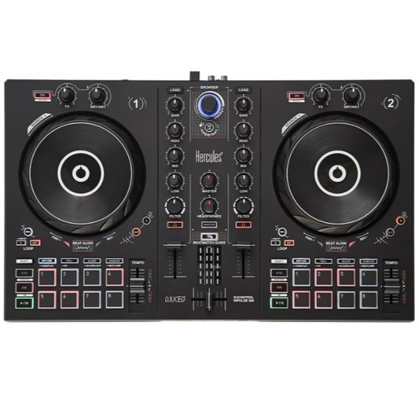 hercules mixer djcontrol inpulse 300 con 2 canali 1 usb 4780883 ean 3362934745691