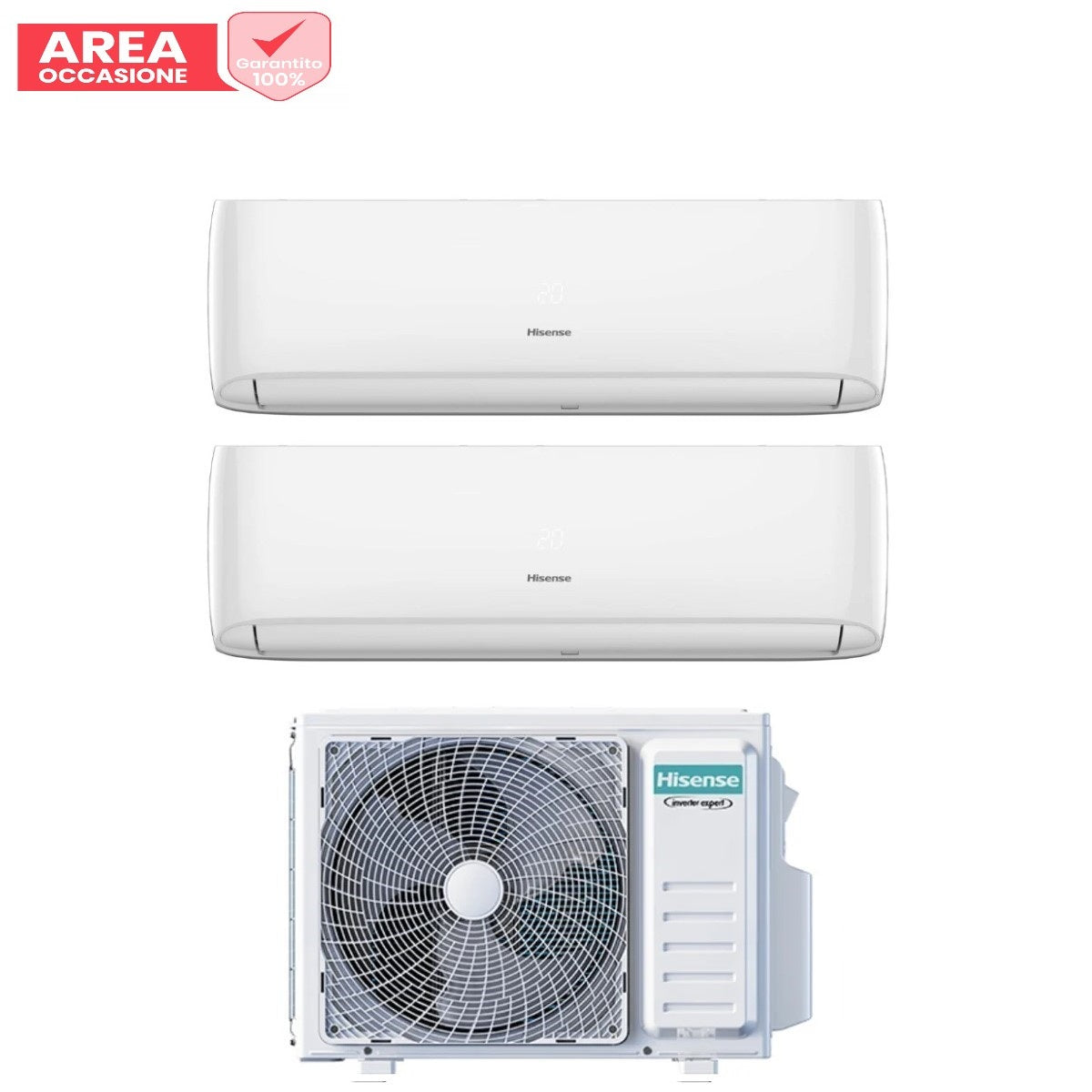 hisense area occasione 2882 condizionatore dual split hisense hi comfort 99 con 2amw42u4rgc r 32 wi fi integrato