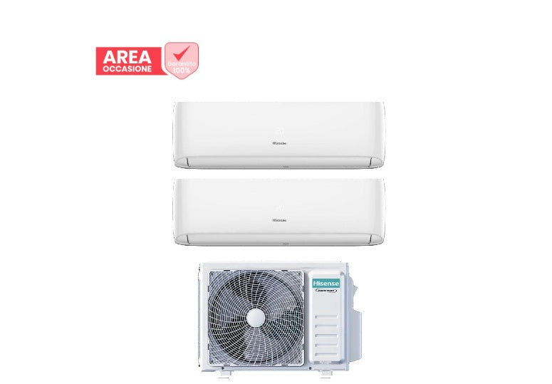 hisense area occasioni 2819 condizionatore dual split hisense hi comfort 99 con 2amw42u4rgc r 32 wi fi integrato