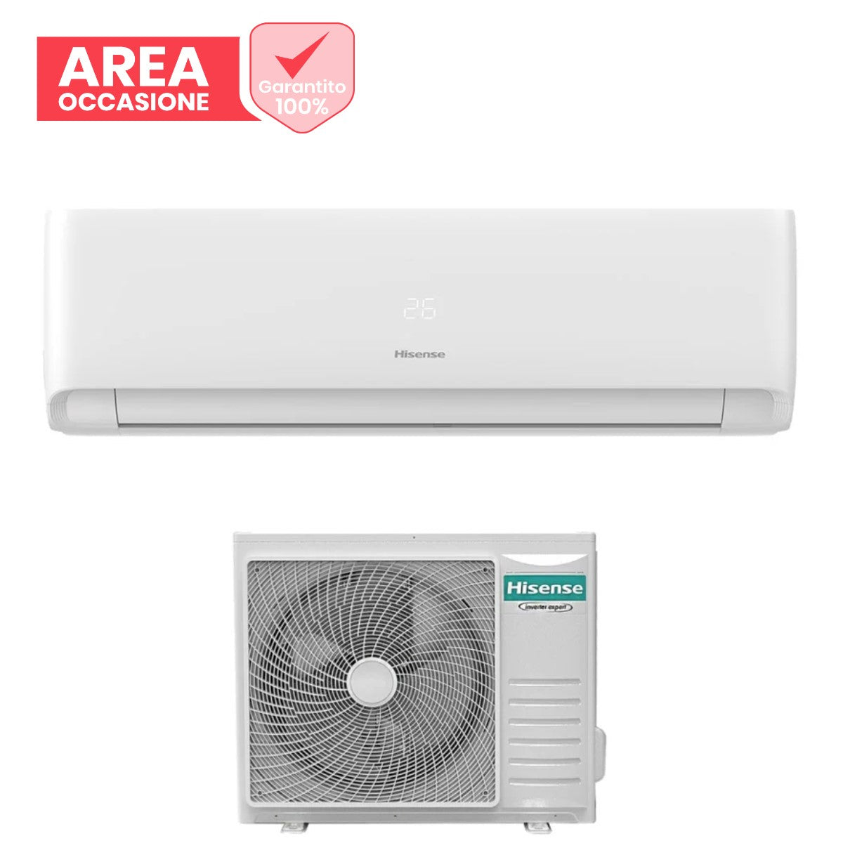 hisense area occasioni climatizzatore condizionatore hisense inverter serie ecosense 12000 btu kf35xr01g r 32 wi fi integrato