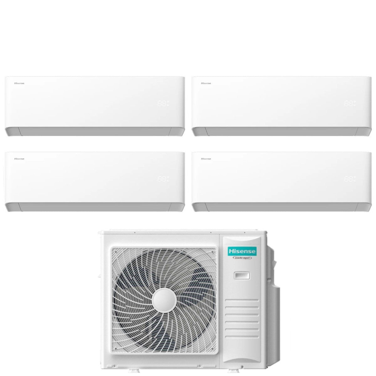 hisense condizionatore hisense quadri split uni hb 79912 con 4amw81u4rjc r 32 wi fi integrato