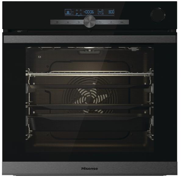hisense forno multifunzione pirolitico a vapore hisense bsa66334pg 77 litri classe a a595xl595xp564 cavita xxl pulizia acqua clean nero ean 3838782512841