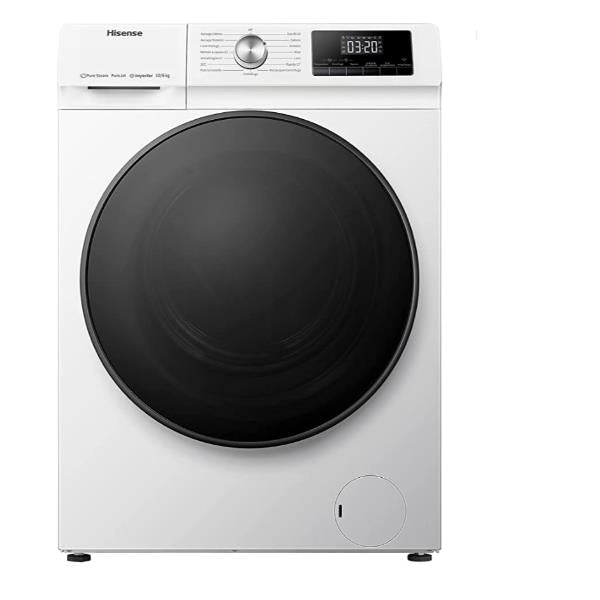 hisense lavasciuga hisense wdqa1014evjm 10 kg lavaggio 6 kg asciugatura 1200 giri a84xl595xp61 bianco ean 6901101815460