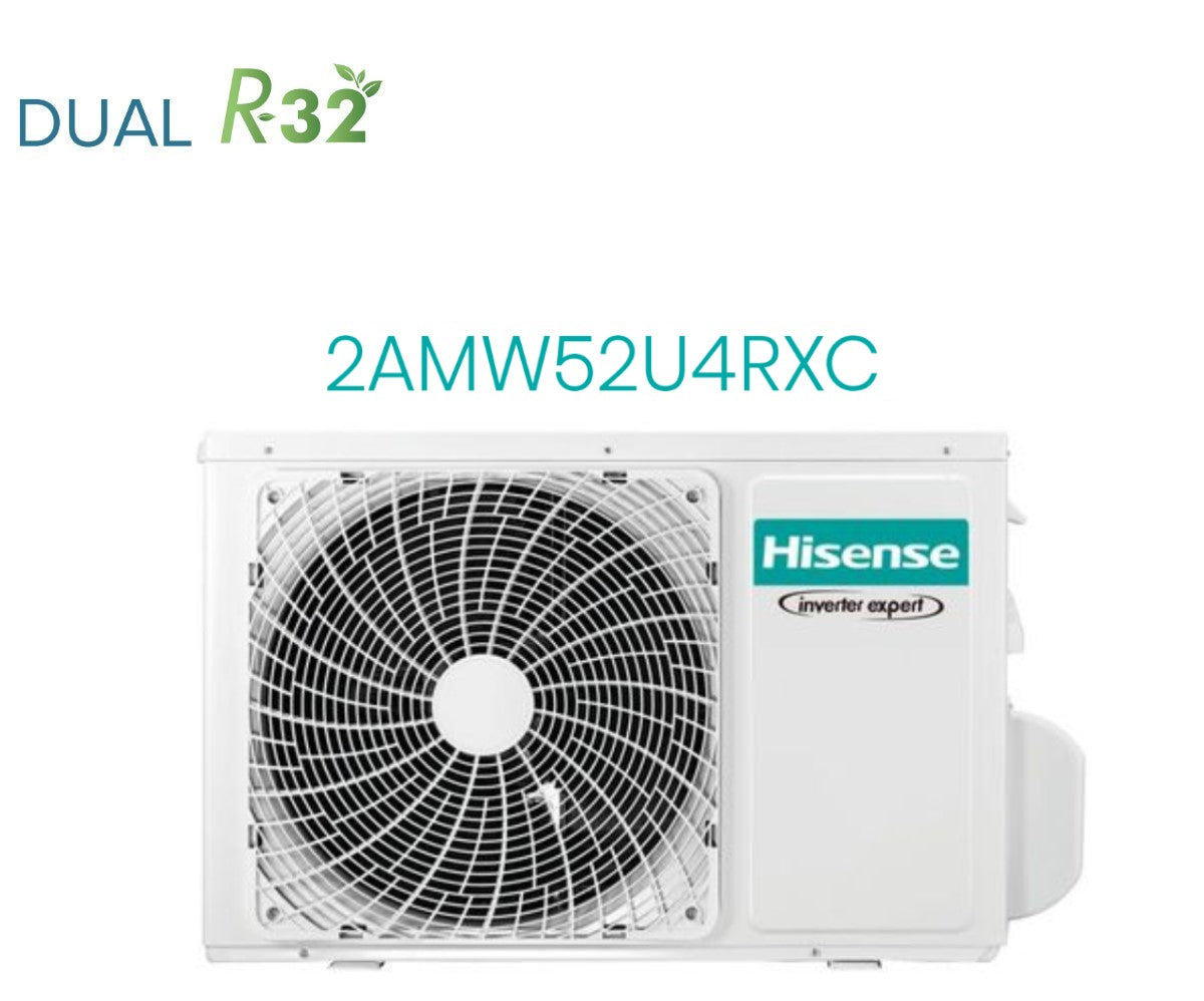 hisense unita esterna hisense motore multisplit 2amw52u4rxc dual split r 32 classe aa
