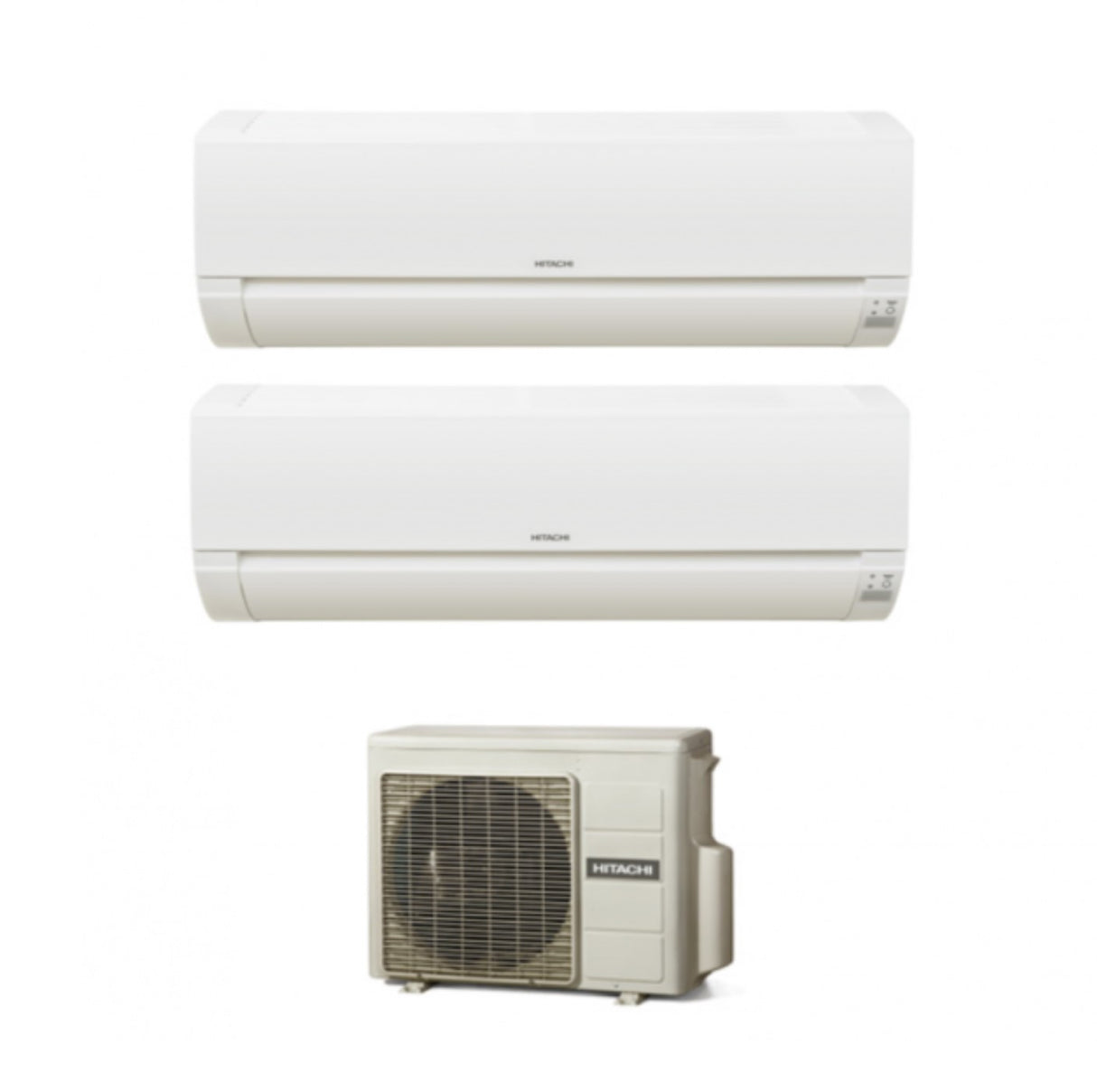 hitachi climatizzatore condizionatore dual split inverter hitachi serie dodai 900012000 con ram 53ne2f r 32 wi fi optional novita 912 ean 8059657009166