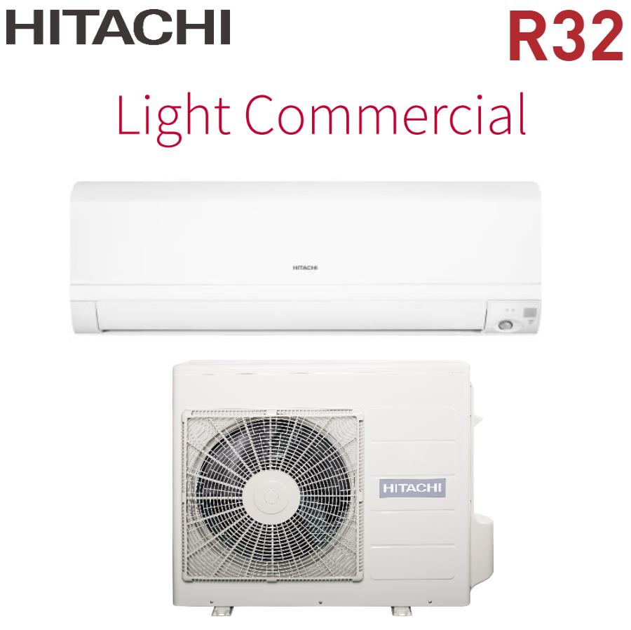 hitachi climatizzatore condizionatore hitachi inverter serie light commercial 24000 btu rac70npd r 32 wi fi optional novita ean 8059657006288