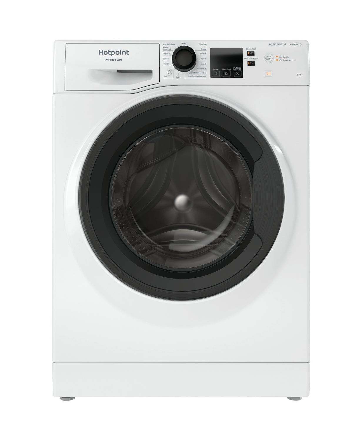 hotpoint lavatrice a carico frontale hotpoint nf86wk it 8 kg classe a 1400 giri a85xl595xp605 igiene vapore motore inverter ean 8050147676936