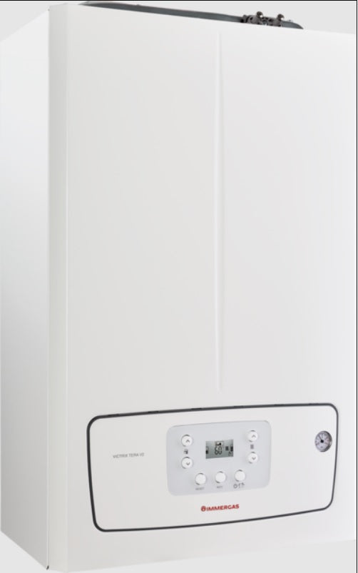 immergas caldaia a condensazione immergas victrix tera 28 v2 low nox gpl completo di kit scarico fumi