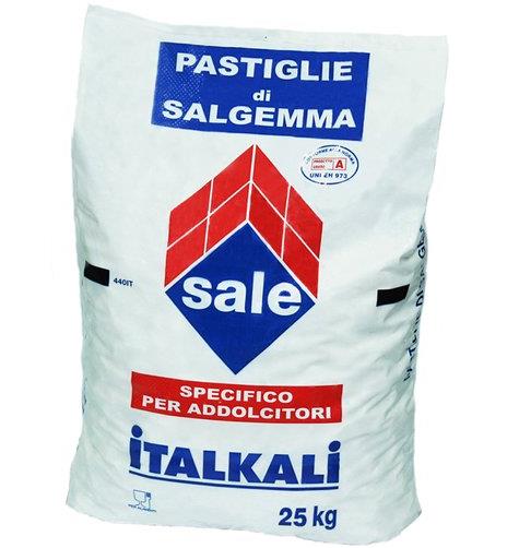 italkali pastiglie di salgemma compatta italkali sacco da 25 kg