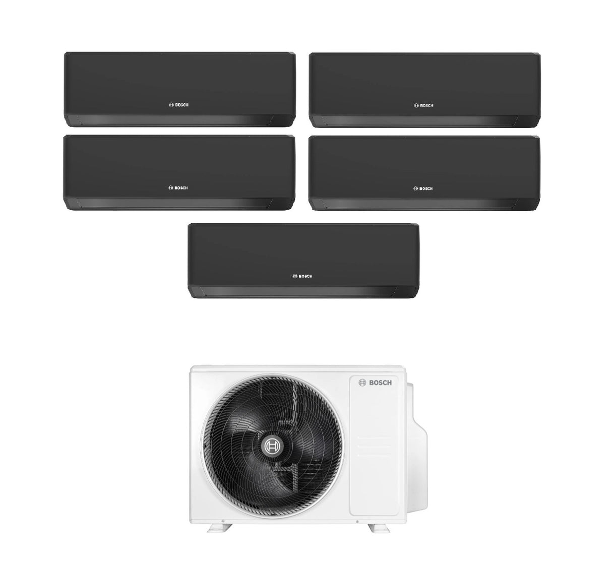 junkers bosch condizionatore penta split bosch climate 7000i black 77777 con 5000m 1255 e r 32 wi fi integrato